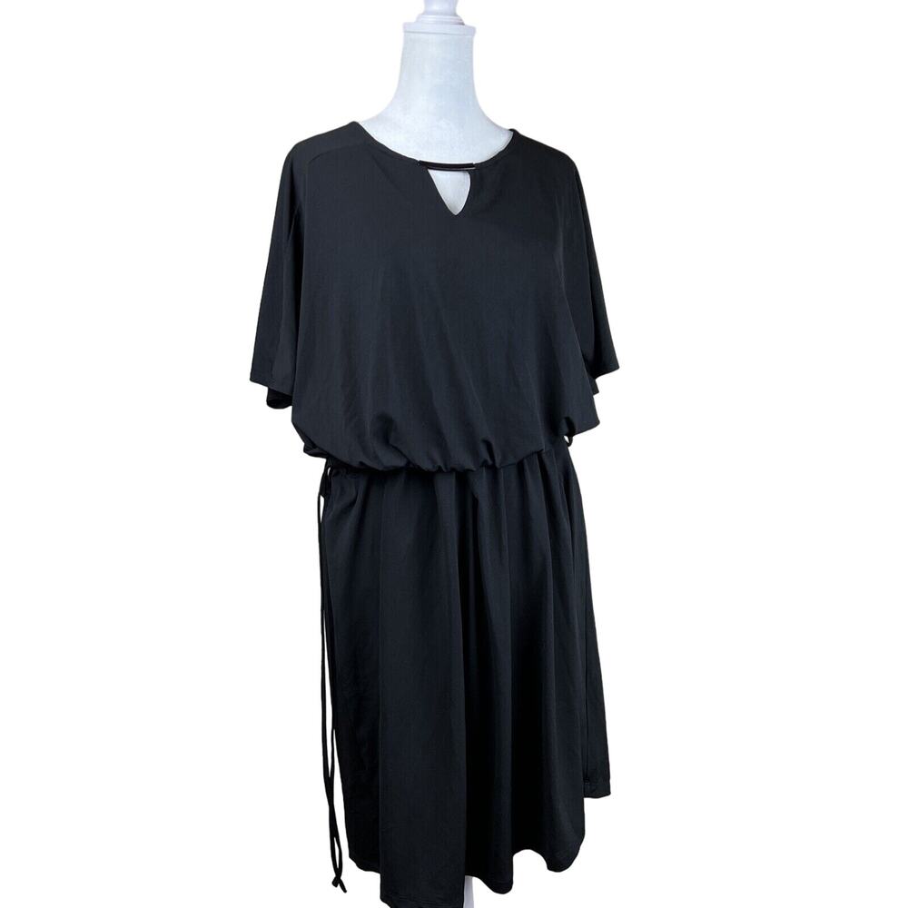 H By‎ Halson Dress Women Small Oversized Draw String Dress Knee Length Capsule